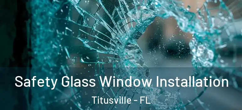 Safety Glass Window Installation Titusville - FL
