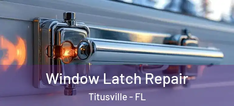  Window Latch Repair Titusville - FL